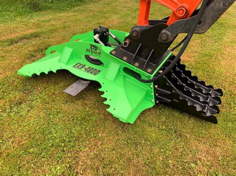 mini excavator mower attachments|mini excavator rotary mower.